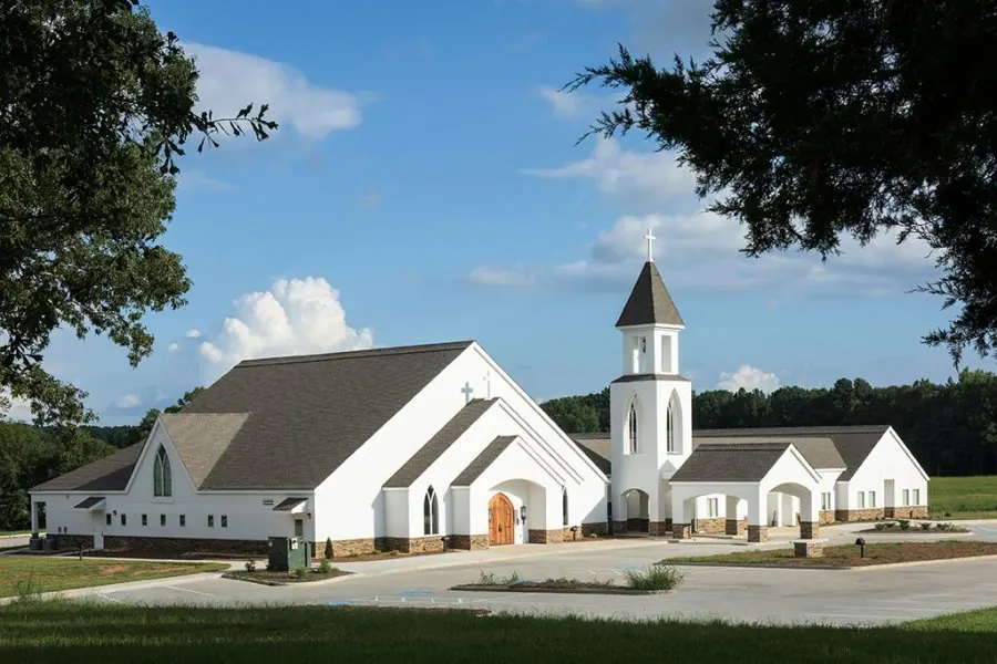 Exterior view of St. Anna’s Catholic Church